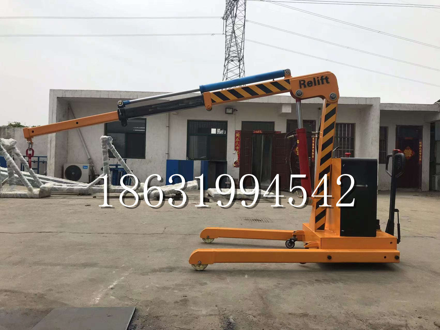 临汾市久征定做3吨三轮随车吊 农用园林绿化移树吊 平板工程用小吊机