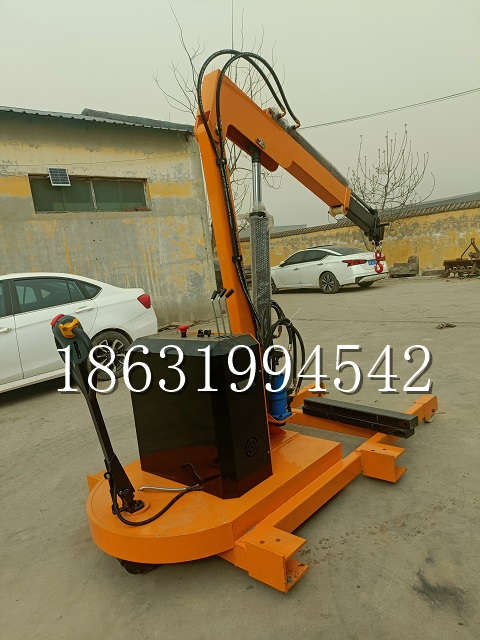 临汾市自卸车厢随车吊 自制轮式四不像起重机 四驱平板吊 5吨 贵盛